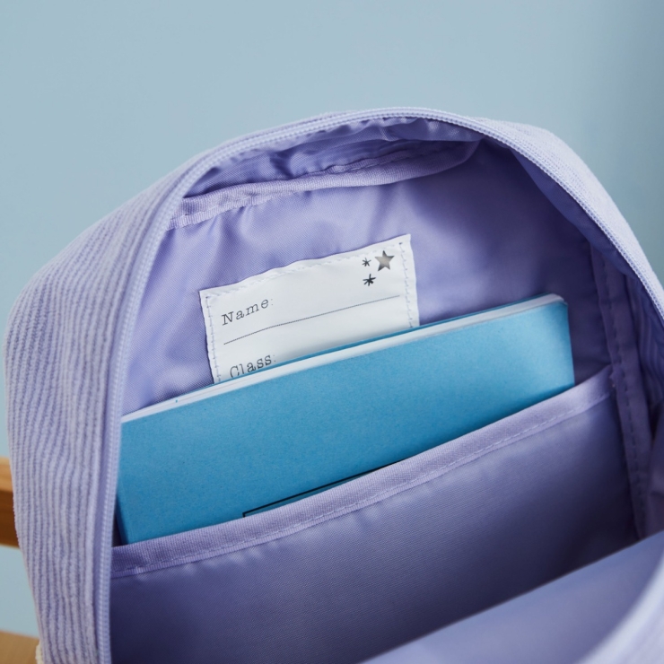 My Kids Personalized Bold Initial Medium Grab Handle Backpack