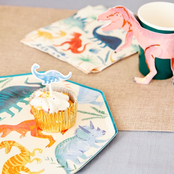 Meri Meri Dinosaur Kingdom Dinner Plates