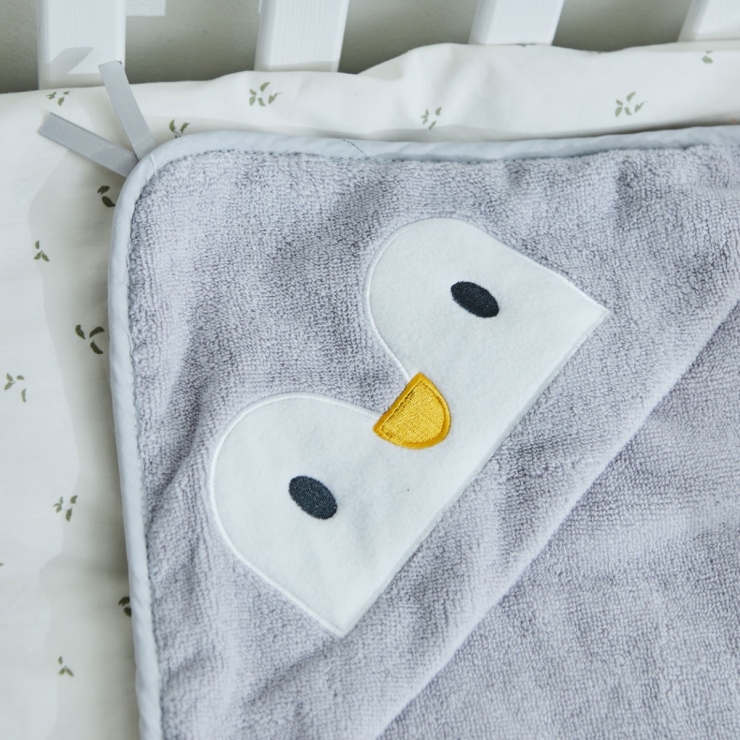 Personalised Penguin Hooded Towel