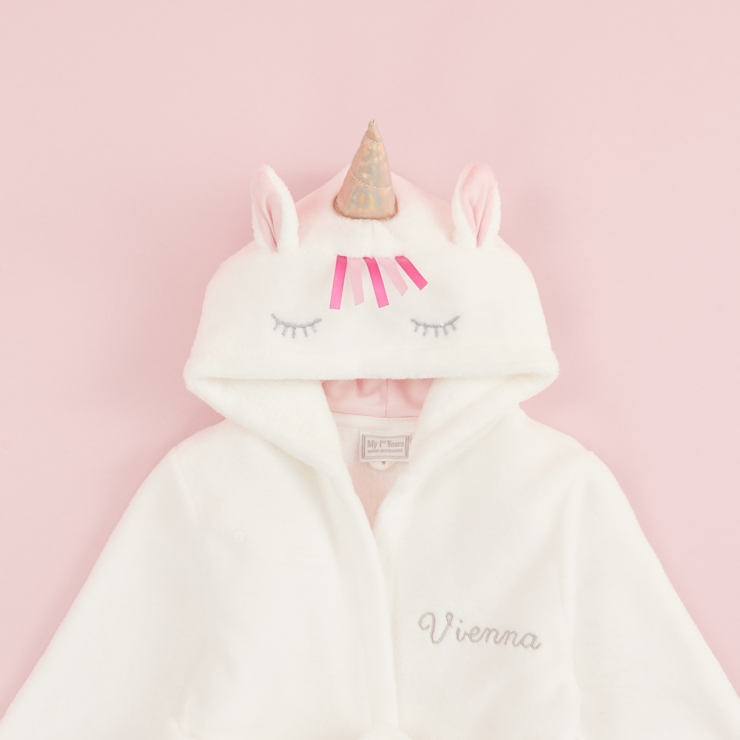 Personalised Unicorn Robe Detail