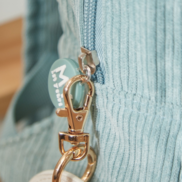 Personalized Blue On The Move Keyring