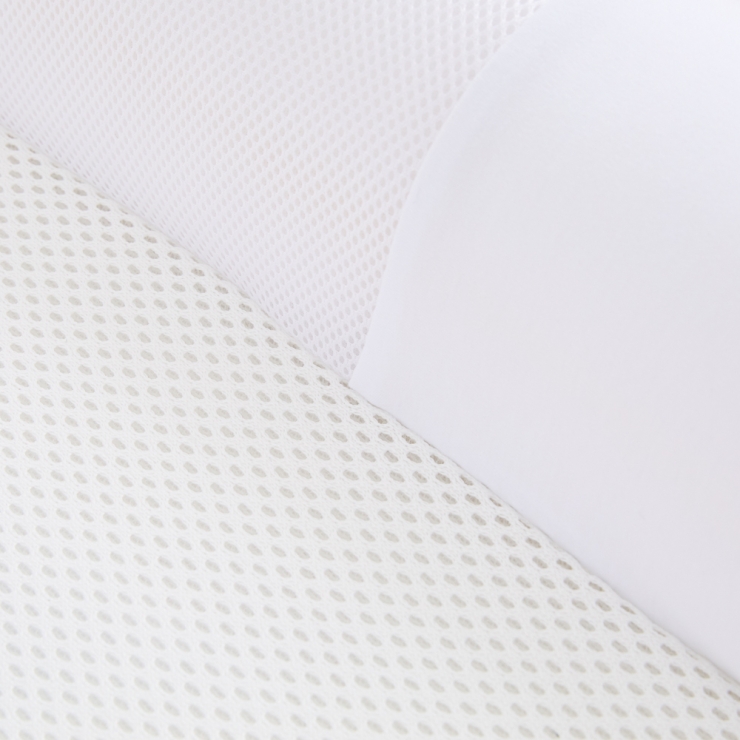 Personalised Purflo White Sleep Tight Baby Bed Detail