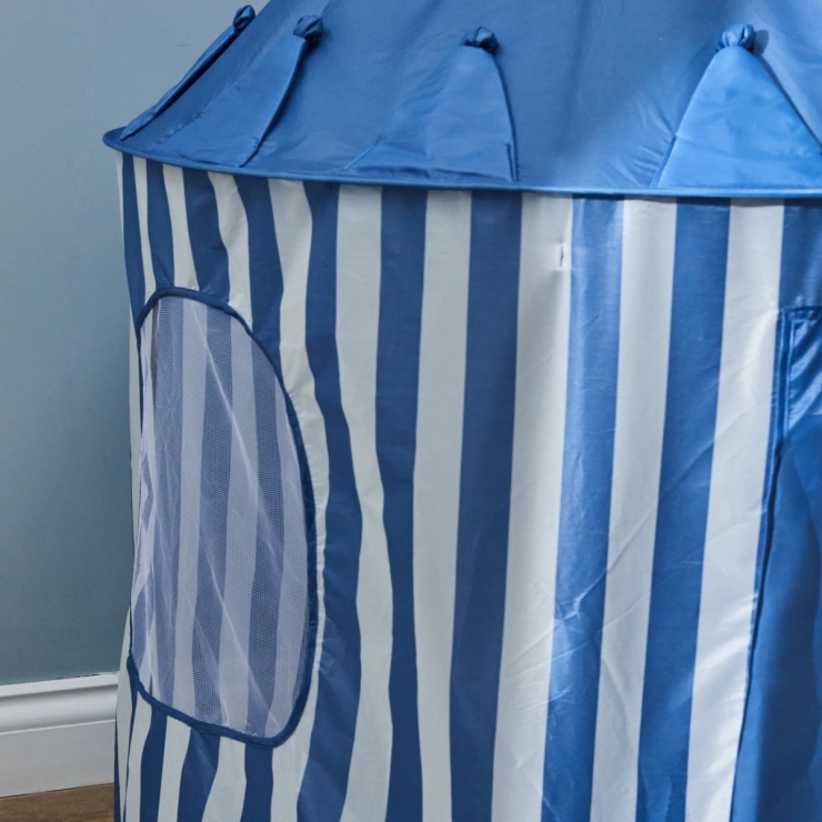 Personalised Kids Concept Blue Stripe Play Tent 