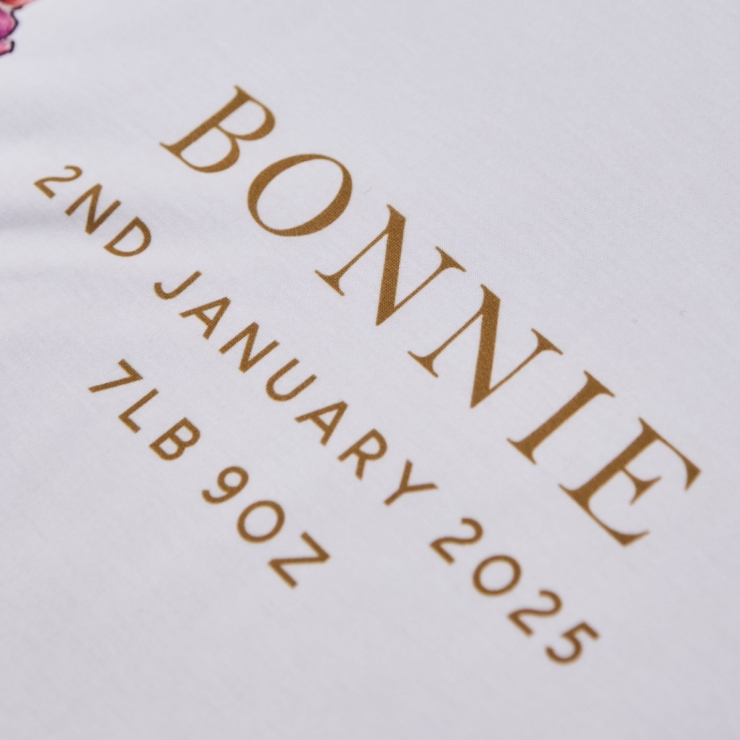 Personalised Flower Fairies™ Wreath Jersey Blanket