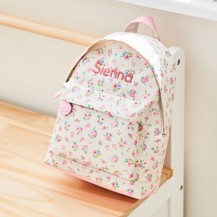 Personalized Ditsy Print Classic Mini Backpack
