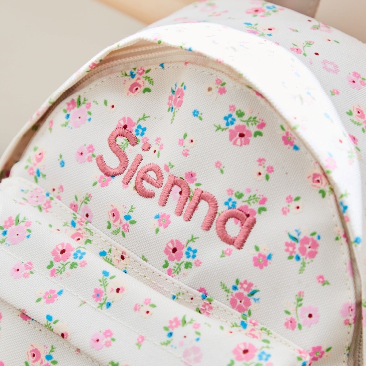 Personalized Ditsy Print Classic Mini Backpack