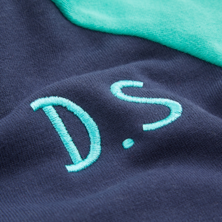 Personalised Blue Colour Block Tracksuit - Personalisation