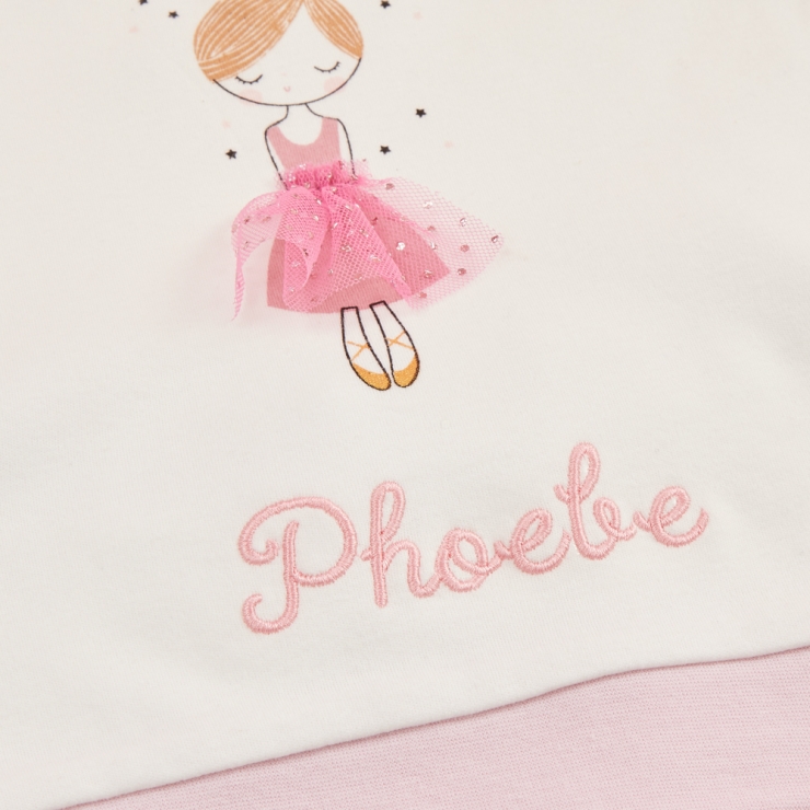 Personalised Pink Princess Pyjama Set - Personalisation