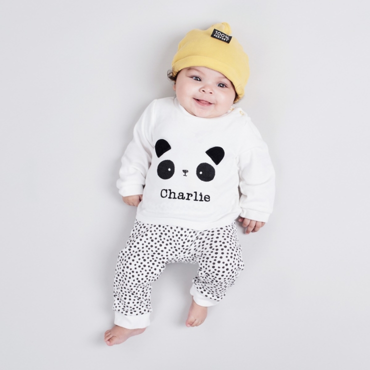 Personalised Panda Design Outfit Set (3 piece)