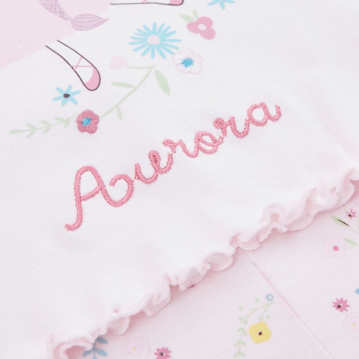Personalised Children’s Pink Princess Pyjamas Set