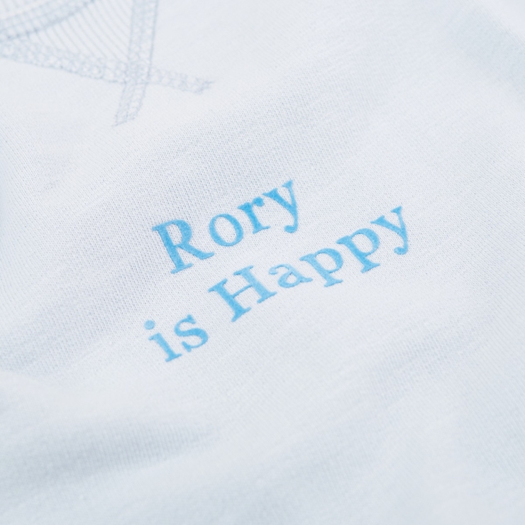 Personalised Blue Slogan Outfit Set