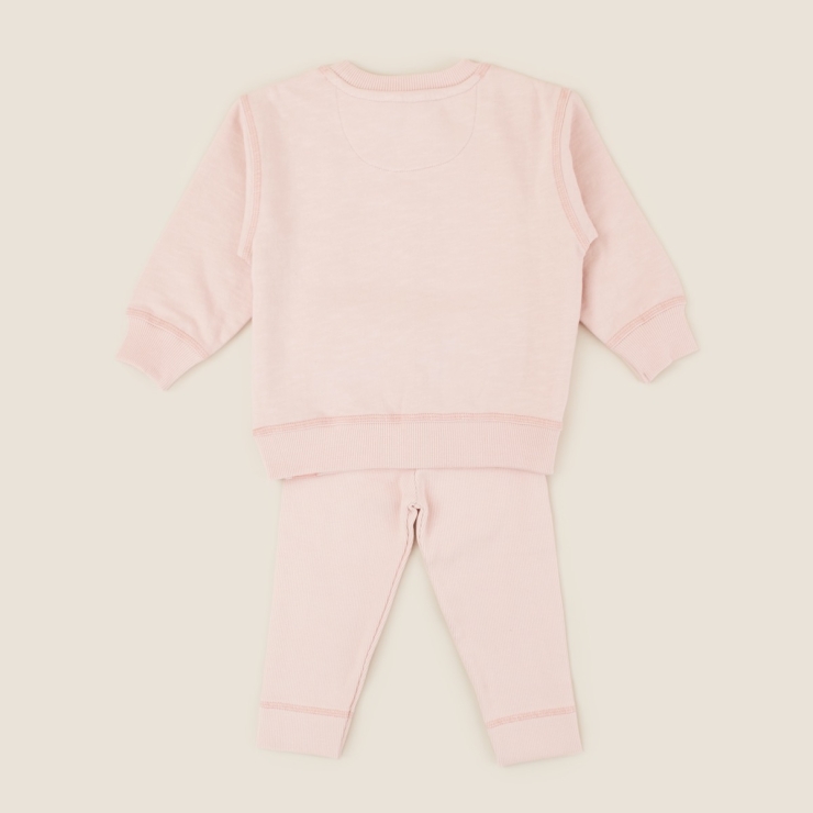 Personalised Pink Slogan Outfit Set