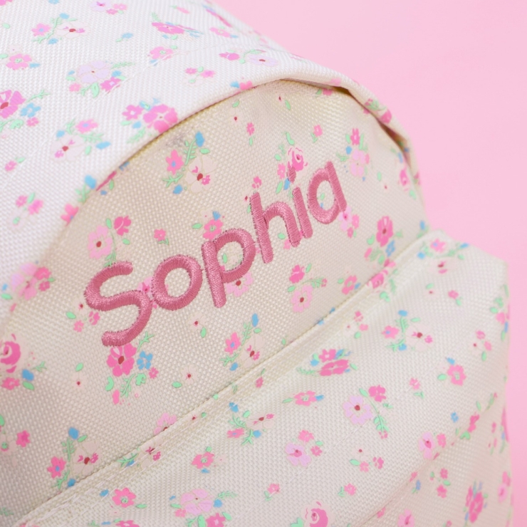 Personalized Ditsy Print Classic Mini Backpack