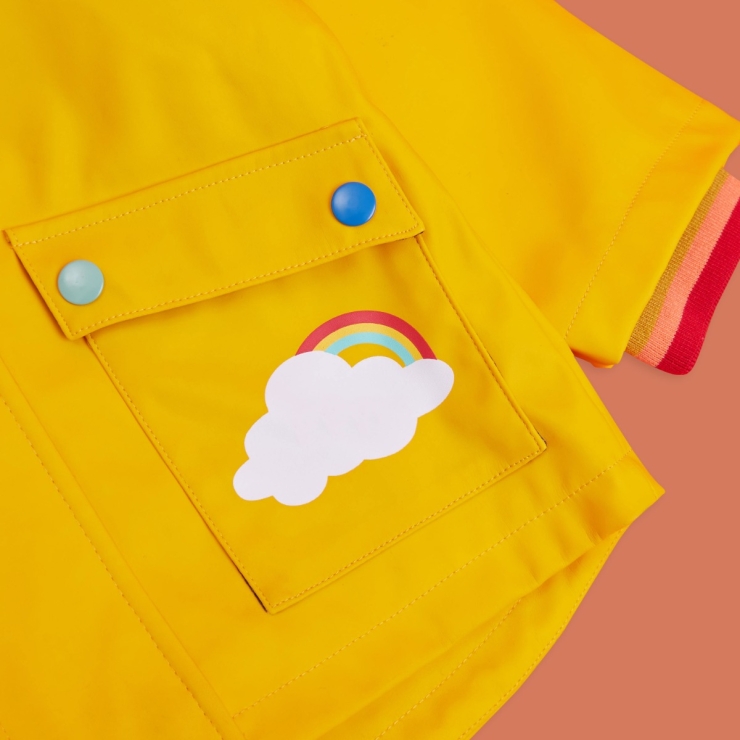 Personalised Yellow Raincoat