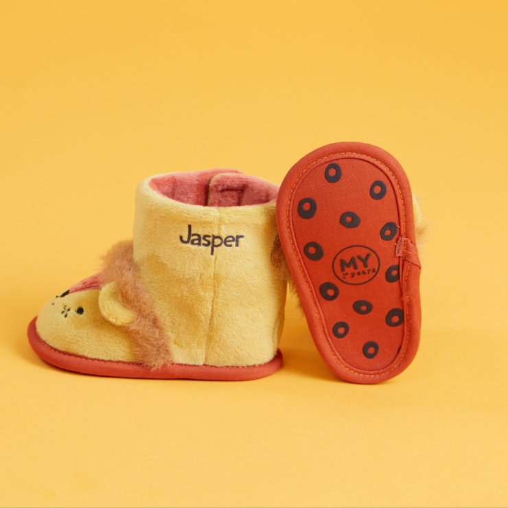 Personalised Little Lion Booties