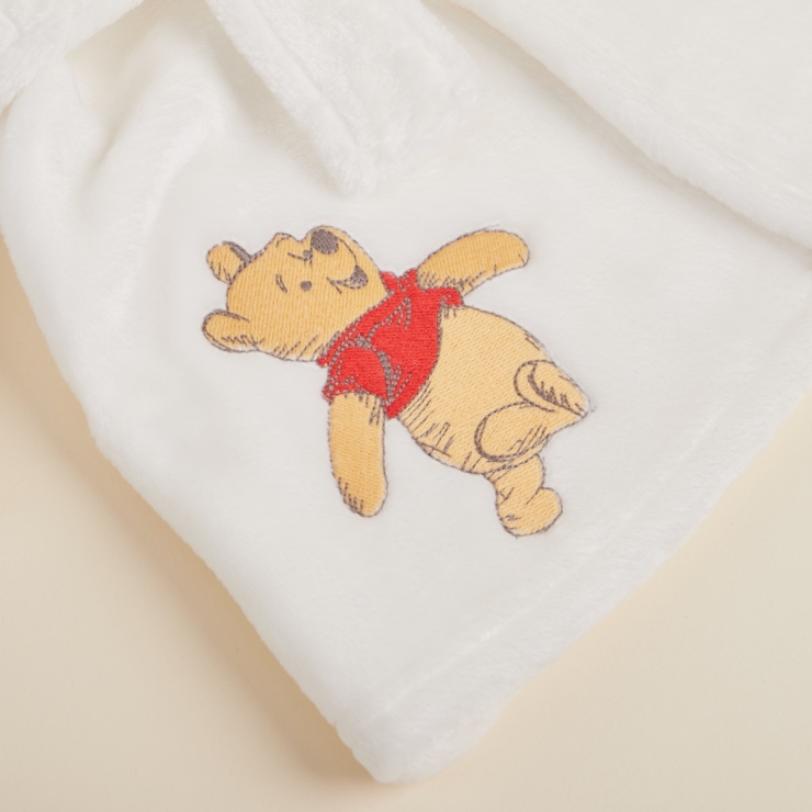 Personalised Winnie The Pooh Fleece Dressing Gown