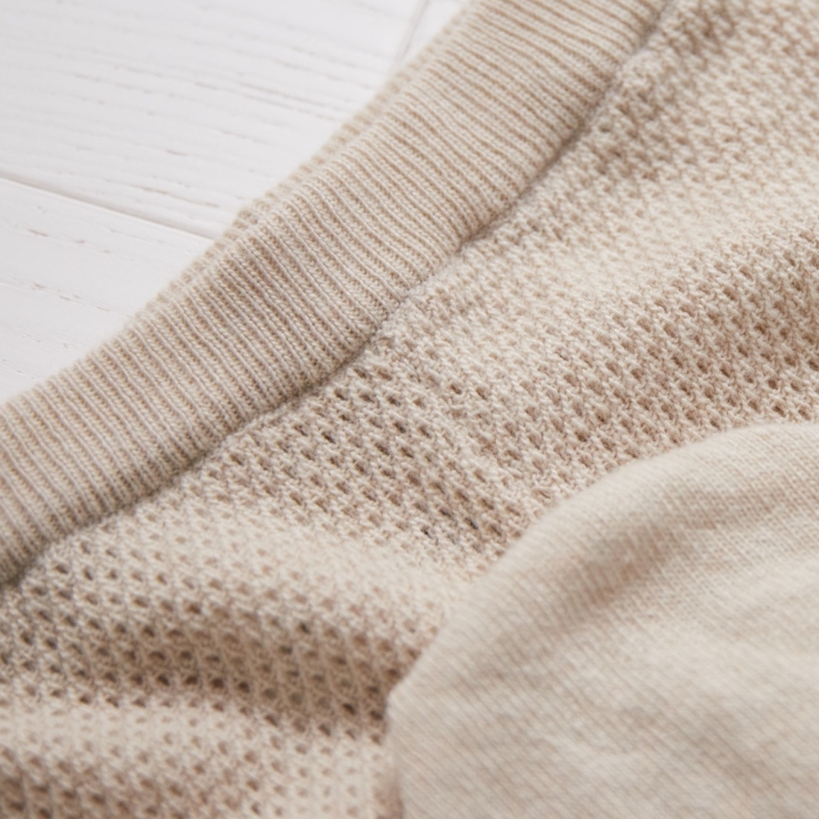Personalised Oatmeal Heritage Cashmere Blend Cardigan and Legging Set