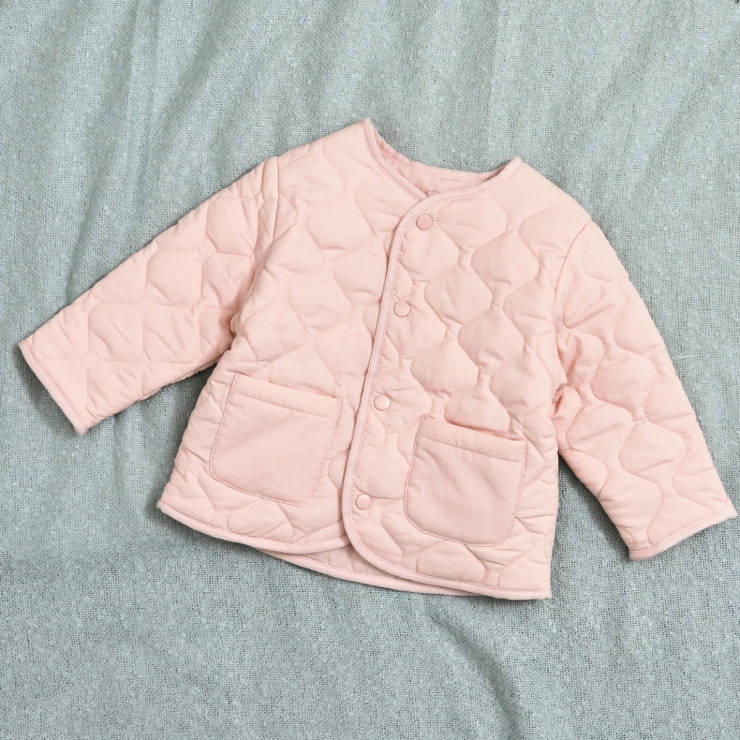 Personalised Bumblebee Pink Quilted Jacket 