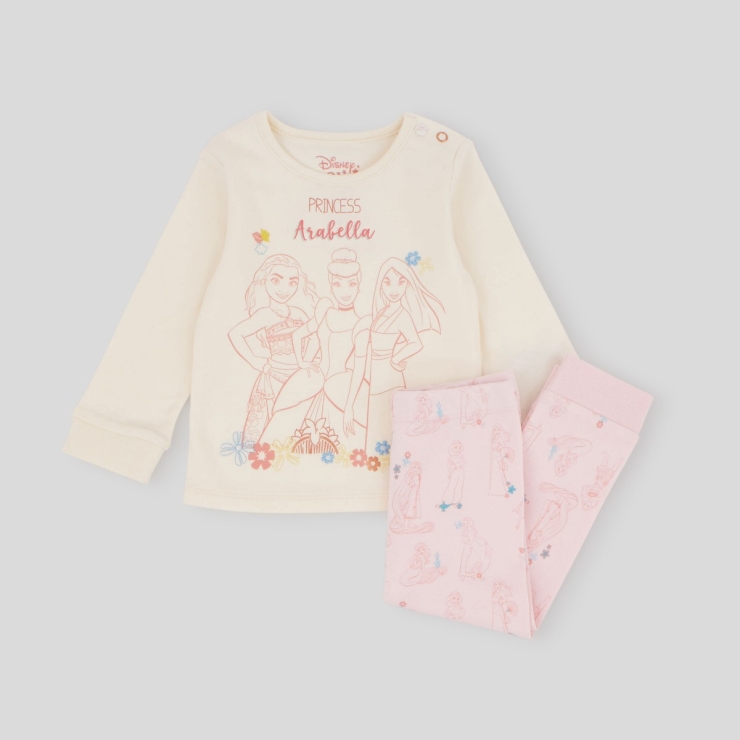 Personalised Disney Princess Pyjama Set