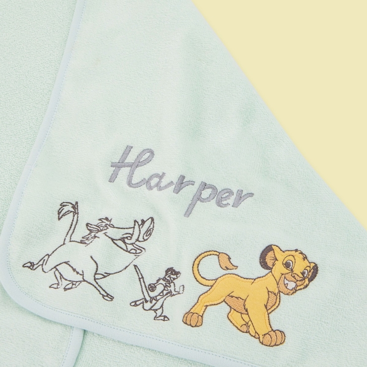 Personalised Disney The Lion King Hooded Towel