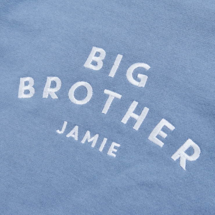 Personalised Big Brother Sweatshirt in Blue