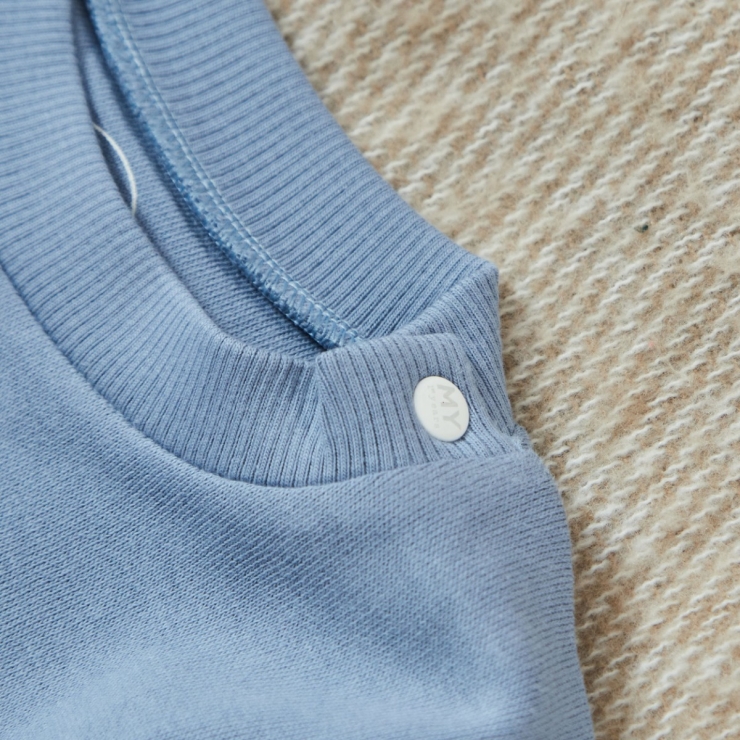 Personalised Dinosaur Blue Sweatshirt