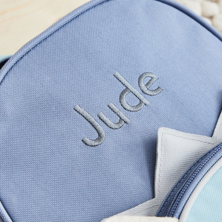Personalized Blue Dinosaur Face Mini Backpack