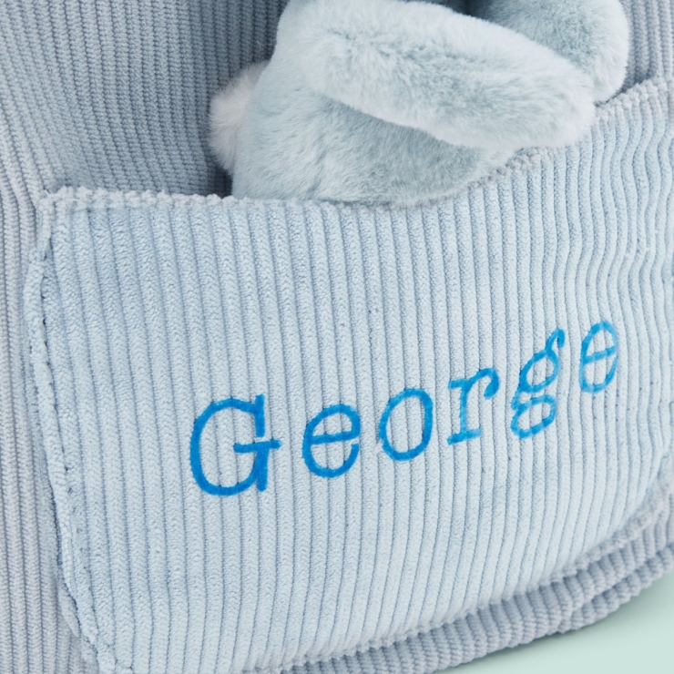 Personalized Blue Cord Build-a-Backpack