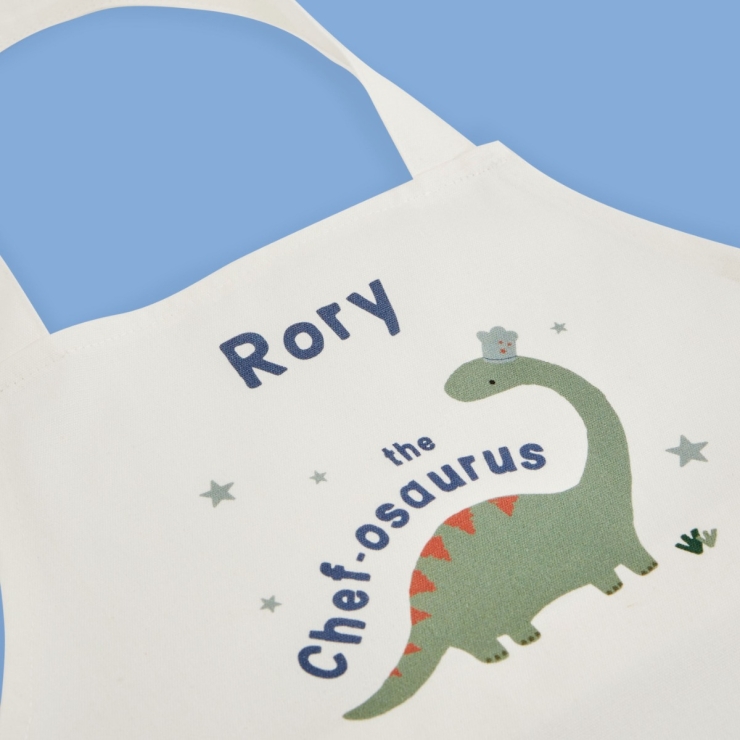 Personalized Dinosaur Design Children’s Apron