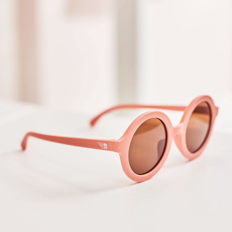 Personalised Peach Babiators Sunglasses with Bag