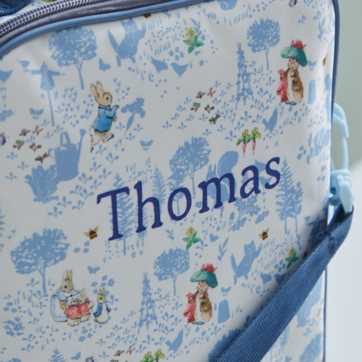 William Lamb Personalised Blue Peter Rabbit Lunch Bag