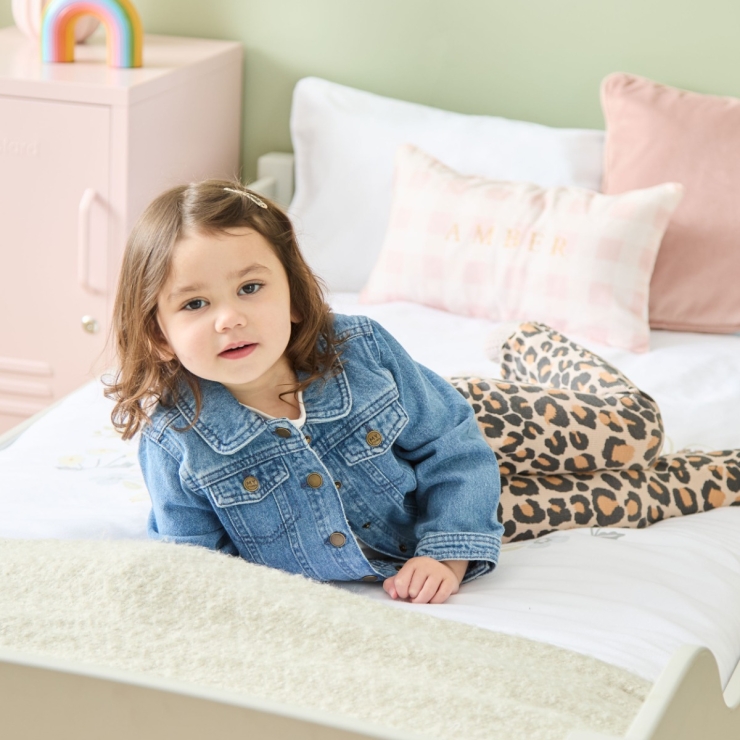 Personalised Bumblebee Denim Jacket