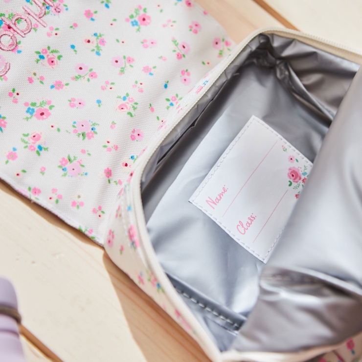 Personalized Ditsy Print Lunch Bag