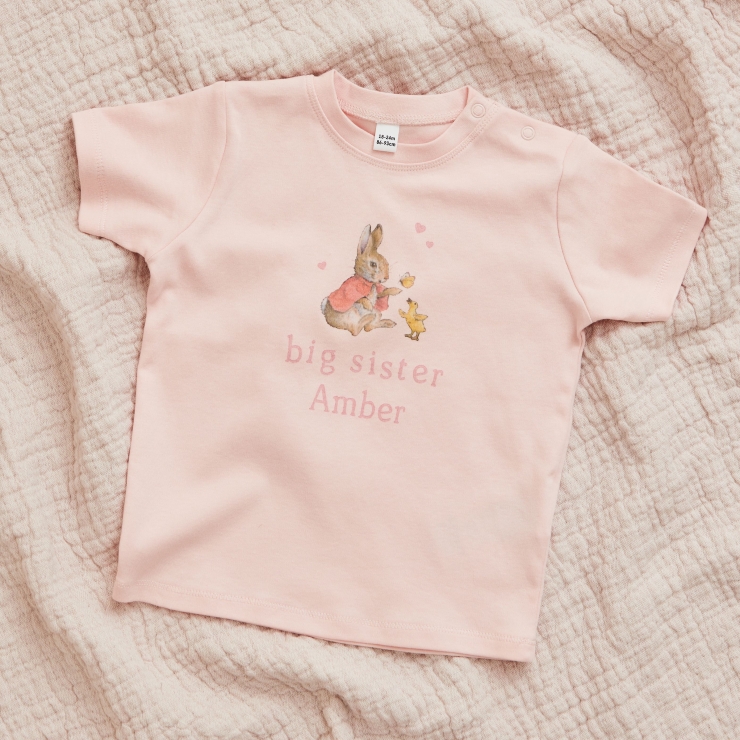Personalised Big Sister Flopsy™ Bunny T-Shirt