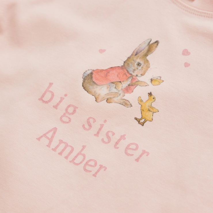 Personalised Big Sister Flopsy™ Bunny T-Shirt