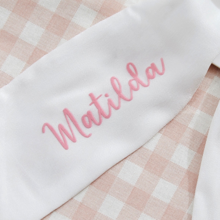 Personalised Ivory Flower Girl Hair Clip