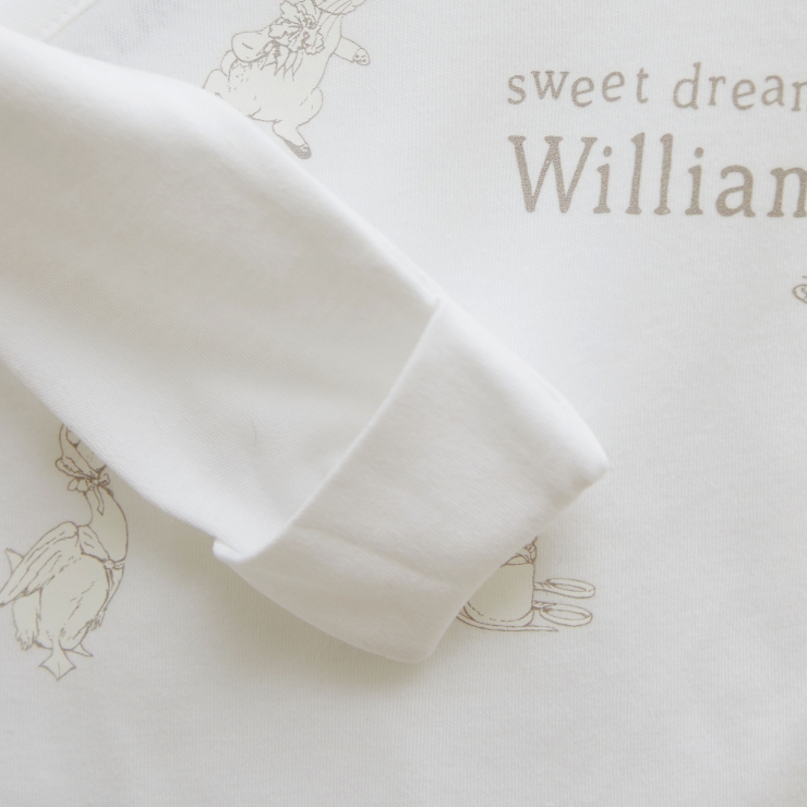 Personalised Peter Rabbit™ Wrap Sleepsuit & Hat Set 
