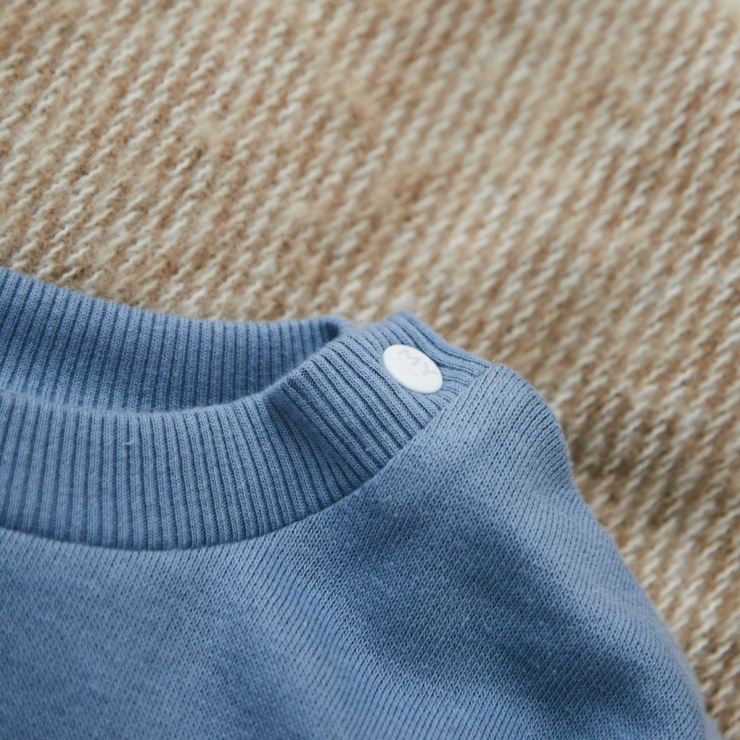 My Kids Personalized Mama’s Boy Blue Sweatshirt