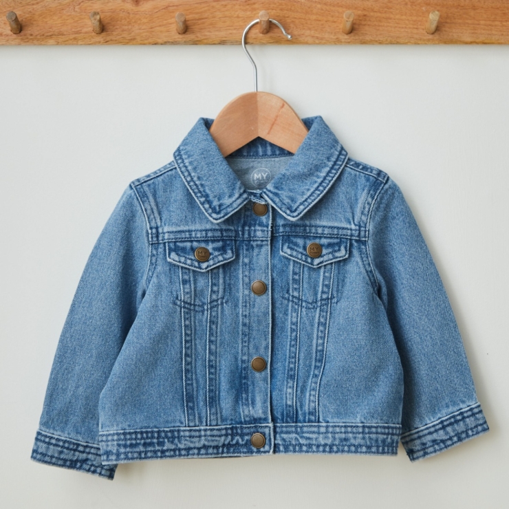 Personalized Butterfly Denim Jacket