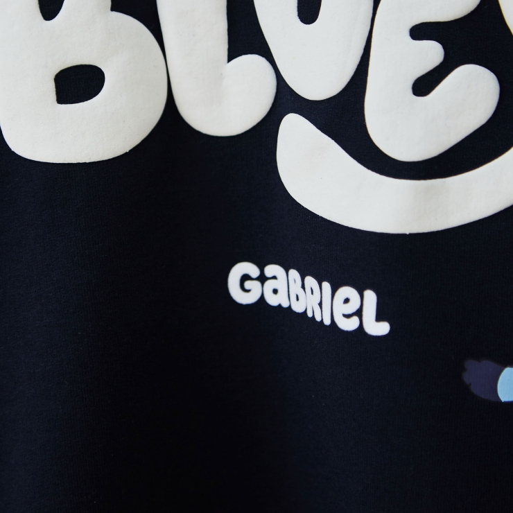 Personalised Bluey Dark Navy Sweatshirt
