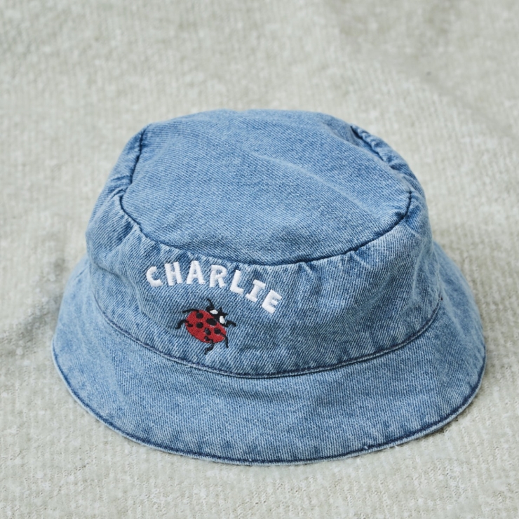 Personalised Natural History Museum™ Ladybird Bucket Hat 