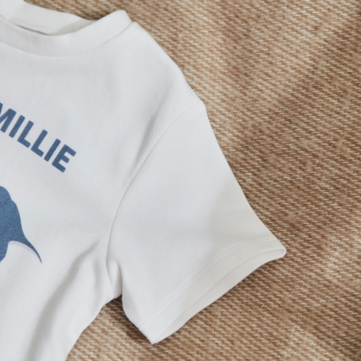 Personalised Natural History Museum™ Letter Dinosaur T-Shirt