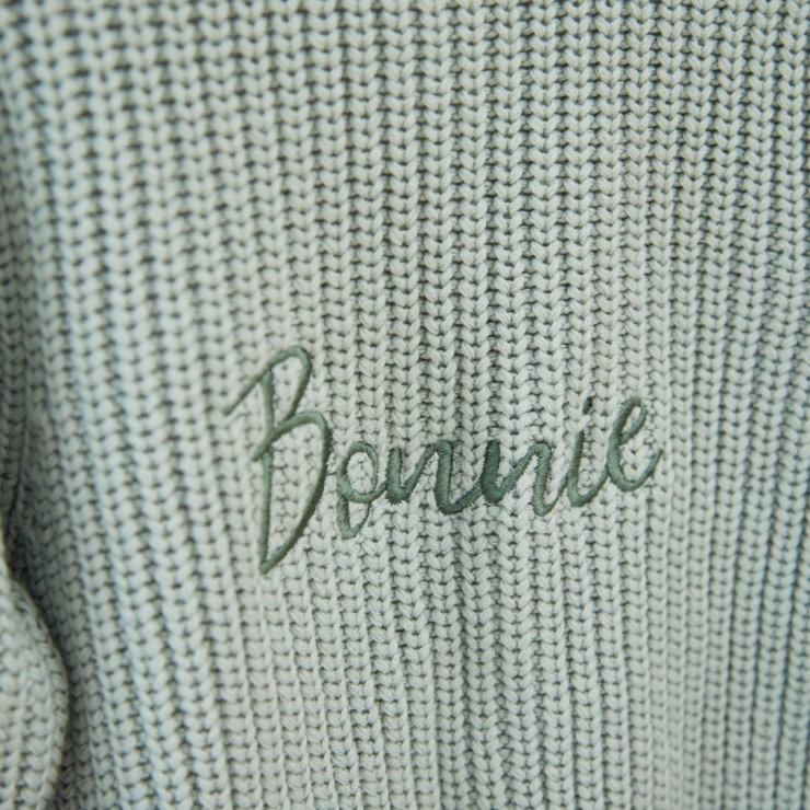 Personalised Sage Cardigan