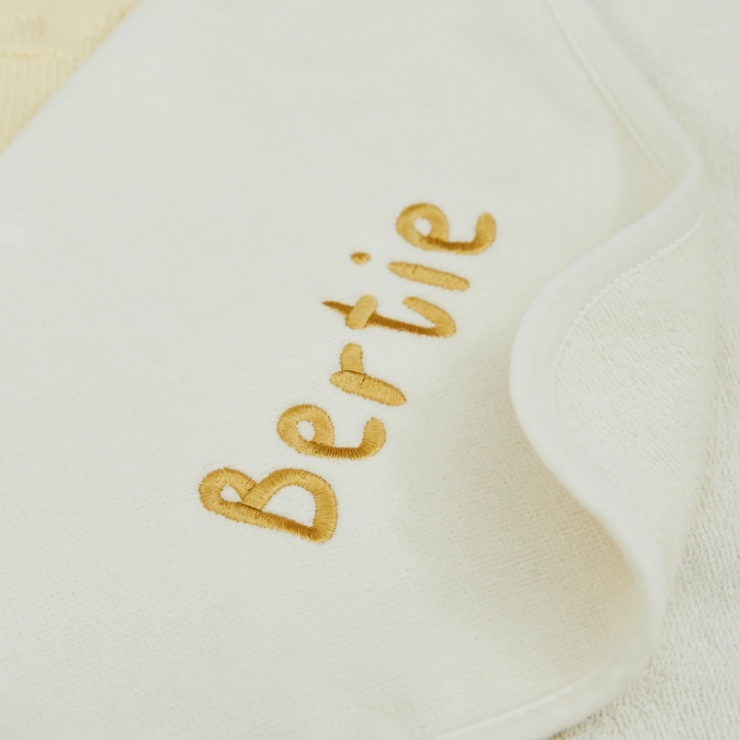 Personalised Chick Hooded Towel