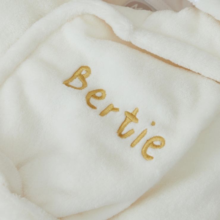 Personalised Chick Fleece Robe