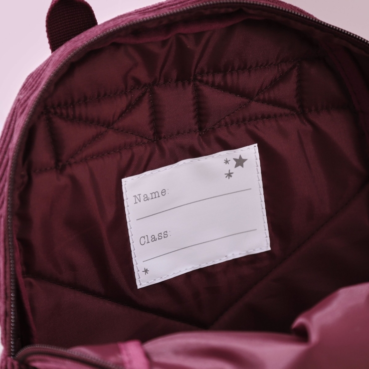 Personalised Mini Berry Cord Build-a-Backpack