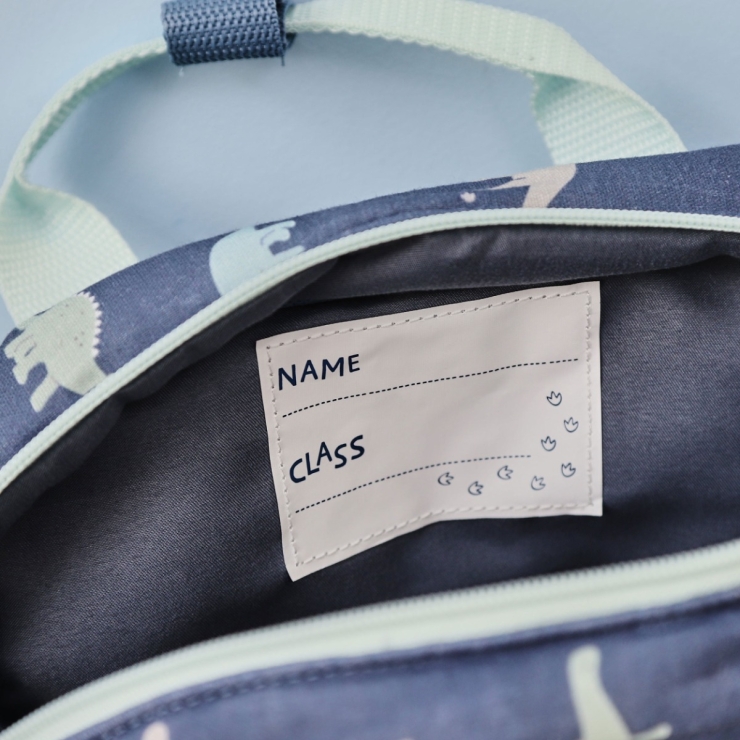Personalized Quilted Dino All-Over Print Mini Backpack
