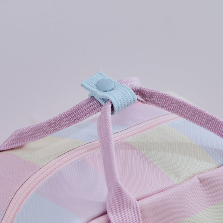 Personalized Rainbow Stripe Medium Backpack