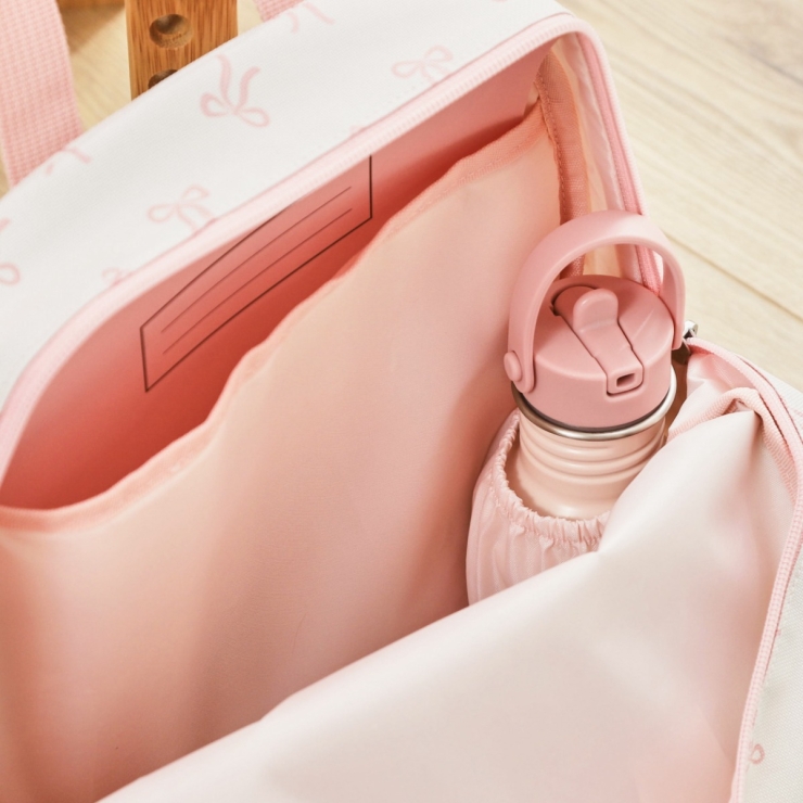 Personalized Bow All-Over Print Medium Backpack