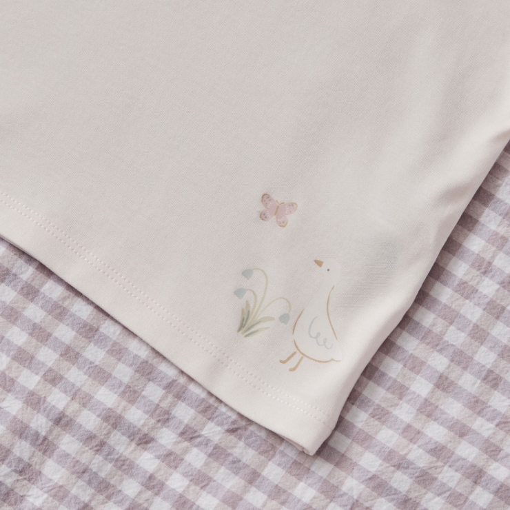 Personalised Floral Butterfly Pink T-Shirt